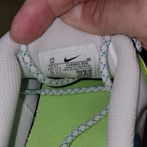 Nike Air Max 270 React SE GS 'Oracle Aqua' Shoes Size 5y Womens 6.5 - Picture 4 of 14